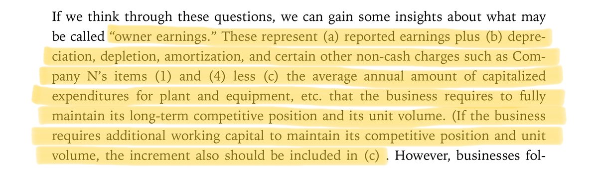 23/I'll leave you with a couple of references to learn more about owner earnings.Buffett's 1986 letter explains the concept beautifully:  https://www.berkshirehathaway.com/letters/1986.html