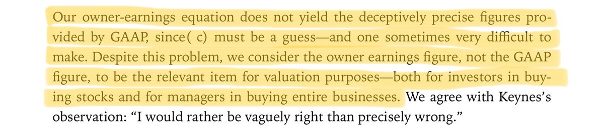 23/I'll leave you with a couple of references to learn more about owner earnings.Buffett's 1986 letter explains the concept beautifully:  https://www.berkshirehathaway.com/letters/1986.html