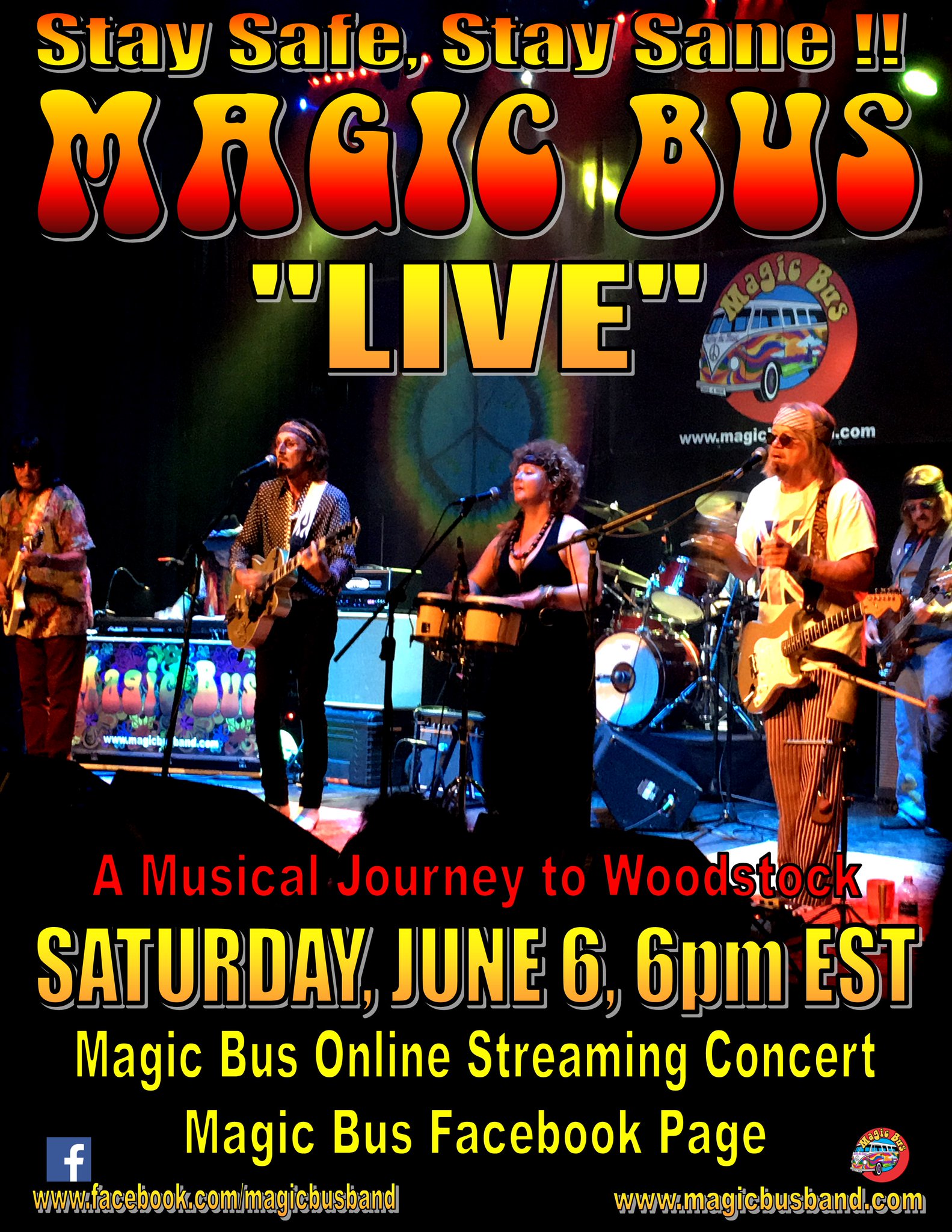 Magic Bus Band on Twitter Saturday, June 6 at 6pm EST join us