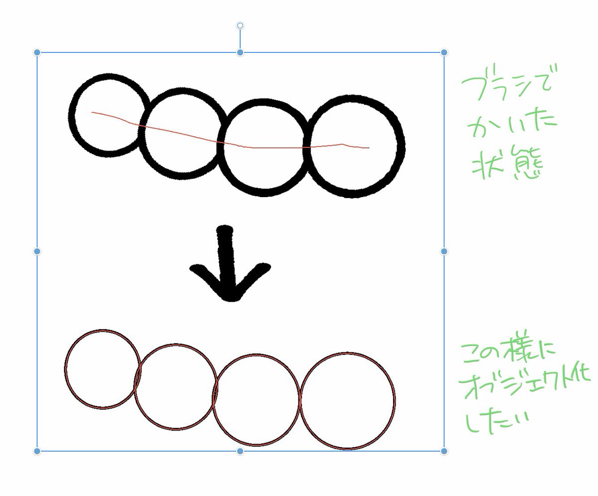 ট ইট র きりま そう あくやさん クリスタ質問 説明下手なので図にしてみた ブラシツールで描いた上のやつを オブジェクト操作 できるように下みたいに変換できないだろうか ラスタライズ ベクターレイヤーに再変換だと形が崩れるのよね Clipstudio ট ইট র きりま そう あくやさん クリスタ質問 説明下手なので図にしてみた ブラシツールで描いた上のやつを オブジェクト操作 できるように下みたいに変換できないだろうか ラスタライズ ベクターレイヤーに再変換だと形が崩れるのよね Clipstudio