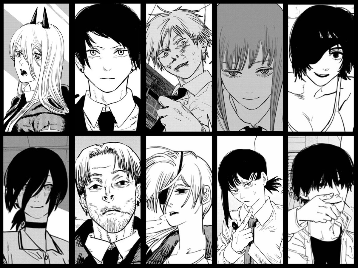 Chainsaw Man Characters.
