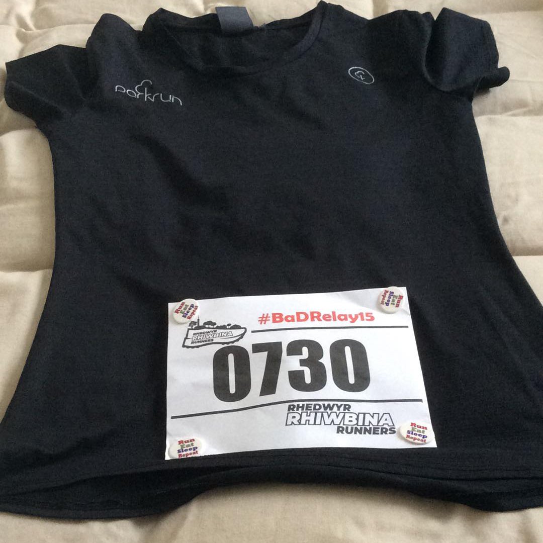 Our 7.30am runner ready to go for tomorrow's #BaDRelay15 15 hour relay! Feeling competitive <a href="/RunGrangetown/">Run Grangetown</a>?