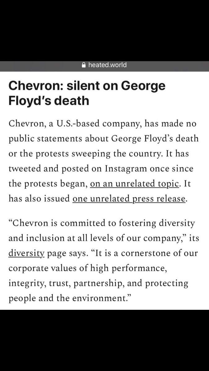 emorwee's tweet photo. A story in three, chronological parts. Cc: @Chevron https://t.co/t2g8MQ0VZp