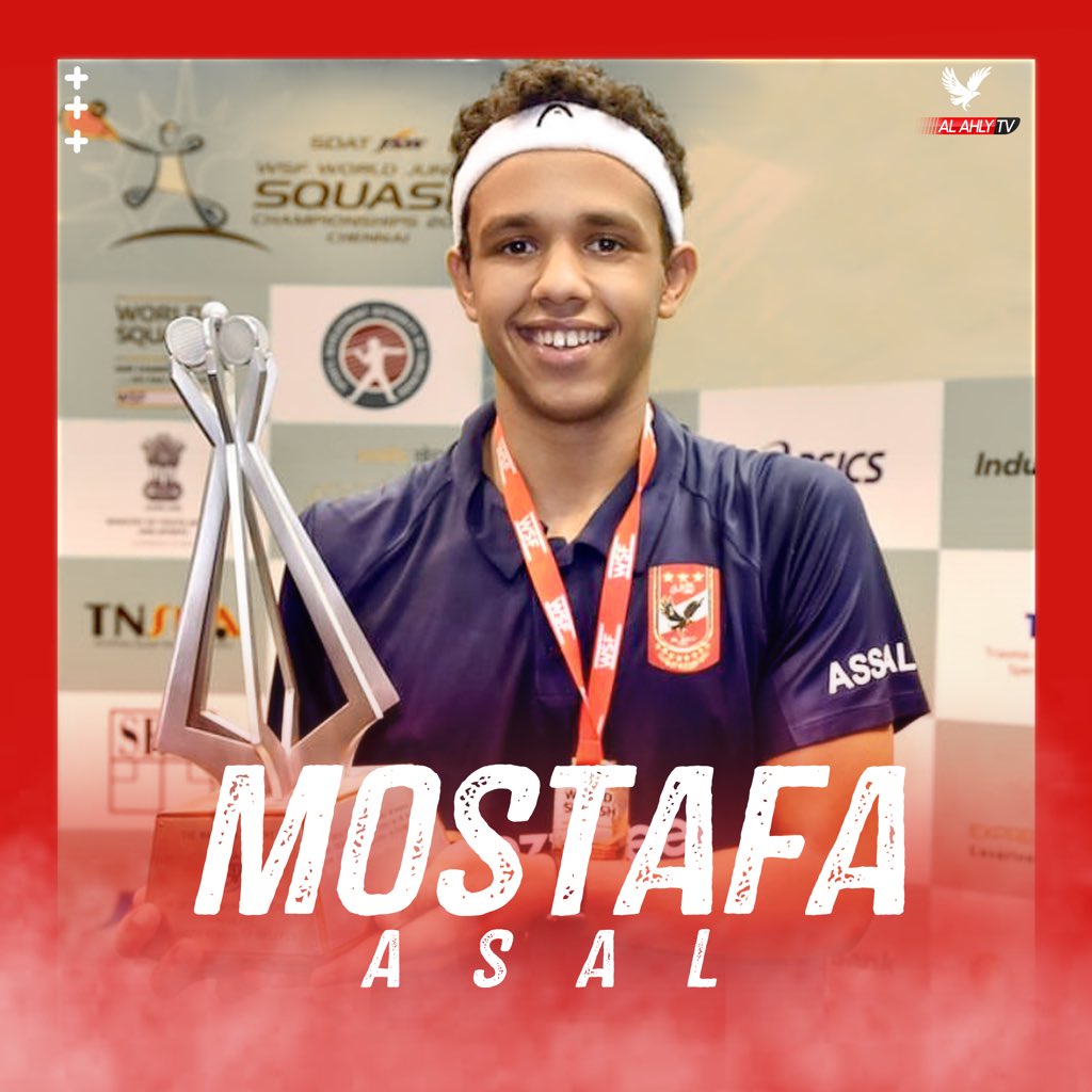 🚨 لاعبنا مصطفى عسل ينافس على جائزة أفضل لاعب شاب في العالم 🦅
👈 شارك في دعم نجم الاهلي بطل العالم مرتين باستفتاء الاتحاد الدولي للاسكواش من خلال الرابط التالي.. bit.ly/3dGUPzD