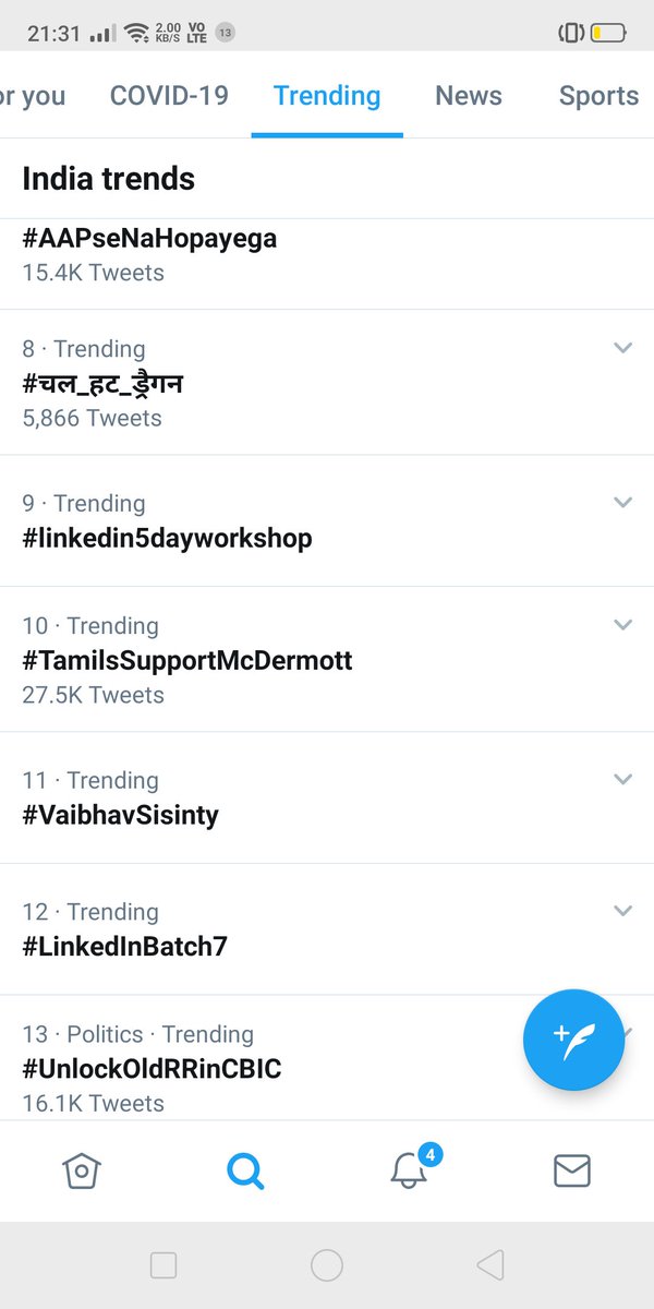 moksham's tweet image. And can&apos;t believe I am trending on Twitter .all because of #vaibhavsisinty and his powerful webinar #linkedin5dayworkshop #linkedinbatch7
