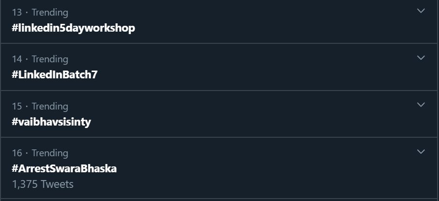 shivasankeerth's tweet image. Trending in India.
Amazing content and outstanding delivery @VaibhavSisinty.
Thanks for the amazing week of LinkedIn Learnings. The mega webinar is AWESOME.

#linkedin5dayworkshop  #LinkedInBatch7  #vaibhavsisinty