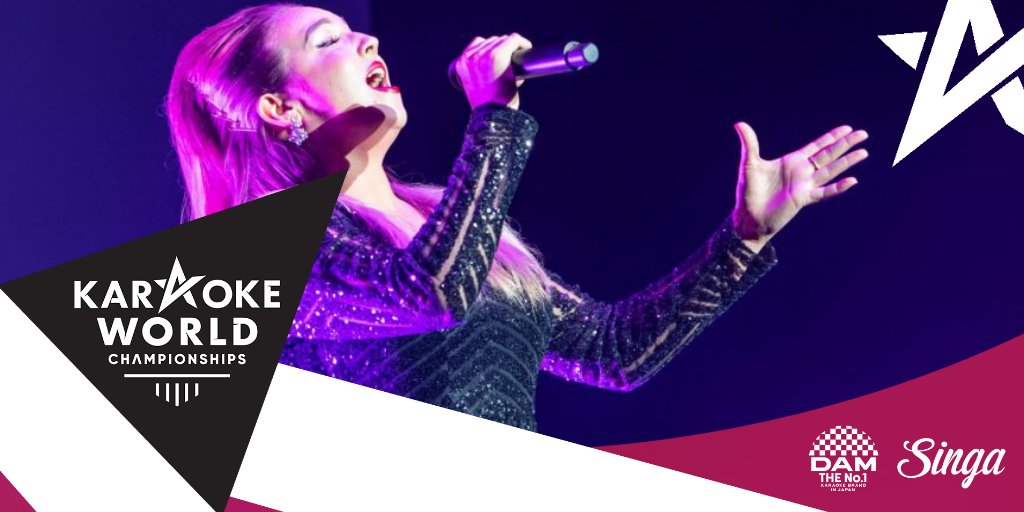 Jenny Ball, from the UK, is our Karaoke World Champion 2019, she won last December in our main event in Tokyo, Japan. This year because of the COVID-19 situation, we are not going to host the traditional event but the first #kwconline