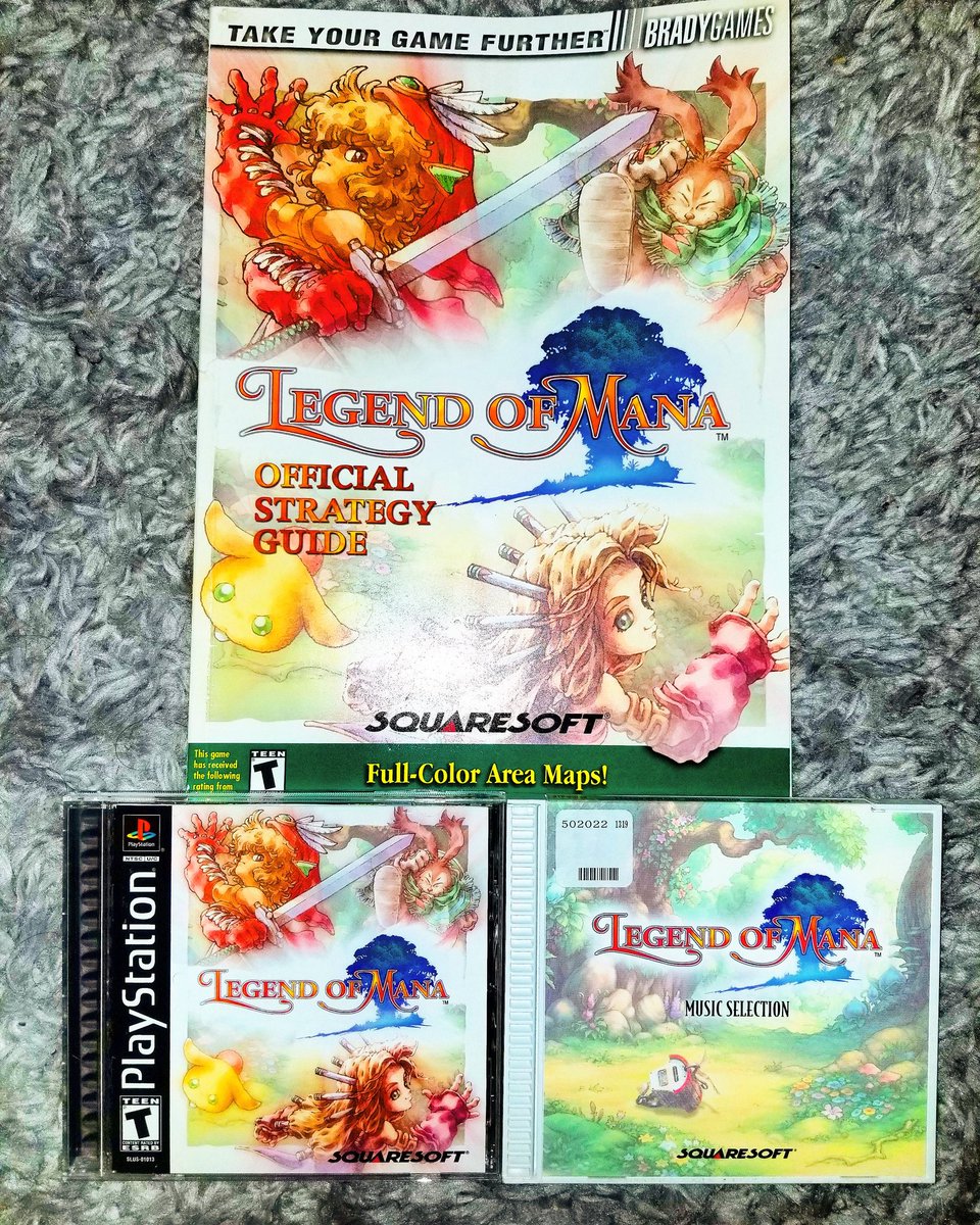 ElHunterVG's tweet photo. 🎈On this day in 2000 LEGEND OF MANA released in North America! #HappyAnniversary ⭐⭐ #Squareenix #LegendofMana #RPGstrategyguide #PS1 #Jrpg #Playstation #Nintendo #FelizAniversario⭐ ~~~~~~~ https://t.co/tTyz929zC7