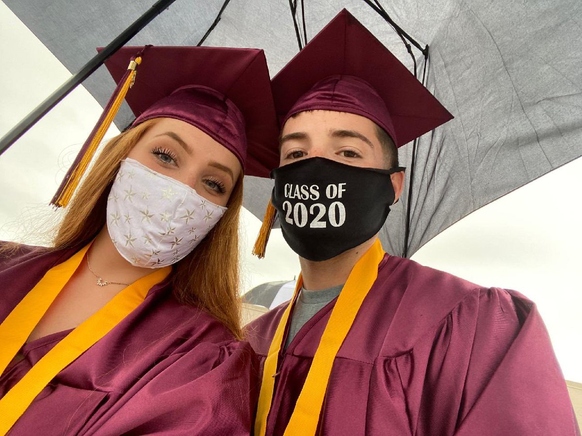 Congratulations ❤️🎓 y’all did it!!!! #polkgrad2020