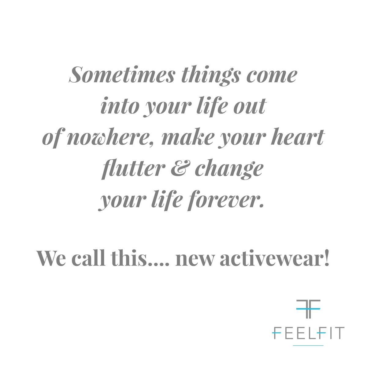 Everything is possible with new activewear #feelfit #activewear #FitnessMotivation