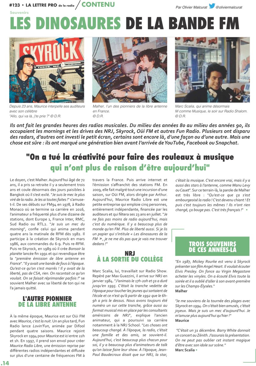 Maurice Radio Libre (@maurice_radio) on Twitter photo Merci à <a href="/oliviermalcurat/">Olivier MALCURAT 🎙️ 📡 📻</a> <a href="/LaLettrePro/">La Lettre Pro de la Radio 📻</a> #MauriceRadioLibre #LaRadioCarrémentRock #LaRadioCarrémentLibre #MRL Merci à <a href="/oliviermalcurat/">Olivier MALCURAT 🎙️ 📡 📻</a> <a href="/LaLettrePro/">La Lettre Pro de la Radio 📻</a> #MauriceRadioLibre #LaRadioCarrémentRock #LaRadioCarrémentLibre #MRL