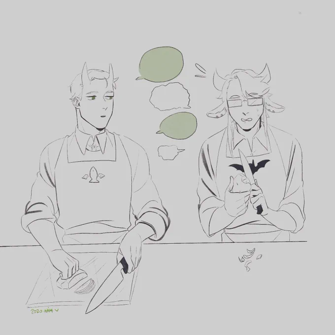 They hang out :')

(Zen belongs to @teriibii go check them out they do amazing art ✨✨)
#万圣街 