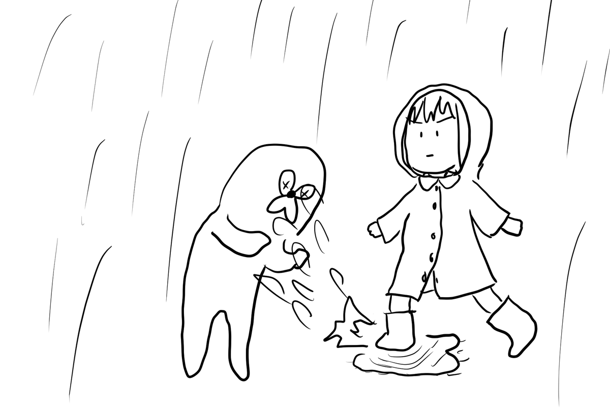 りんムジ 雨がっぱ 