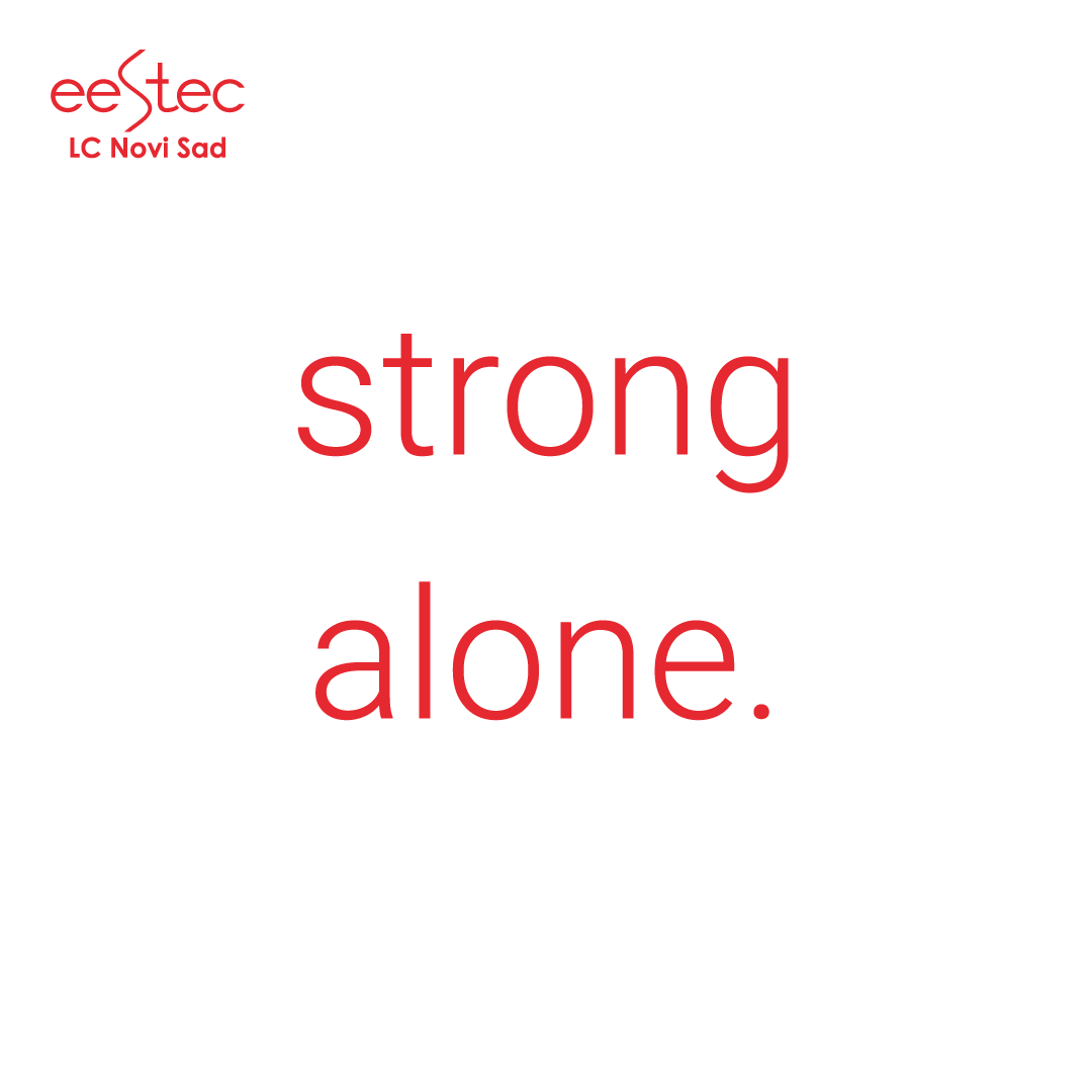 EESTECLCNoviSad's tweet photo. 🔻STRONG ALONE🔻
Svaki naš član je važan. Ti si važan!
Ako želiš da radiš na svom ličnom i profesionalnom razvoju, EESTEC je tu da ti pruži podršku. ✨

➡️➡️➡️ https://t.co/Msh8DDsnEY https://t.co/0TNpa6ePCR