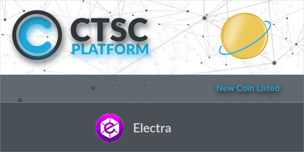 $ECA has just been listed on the CTSC Platform. Head on over to the detail page platform.ctscoin.net/coin/detail/EC….

#blockchain #serviceproviders #ctscplatform