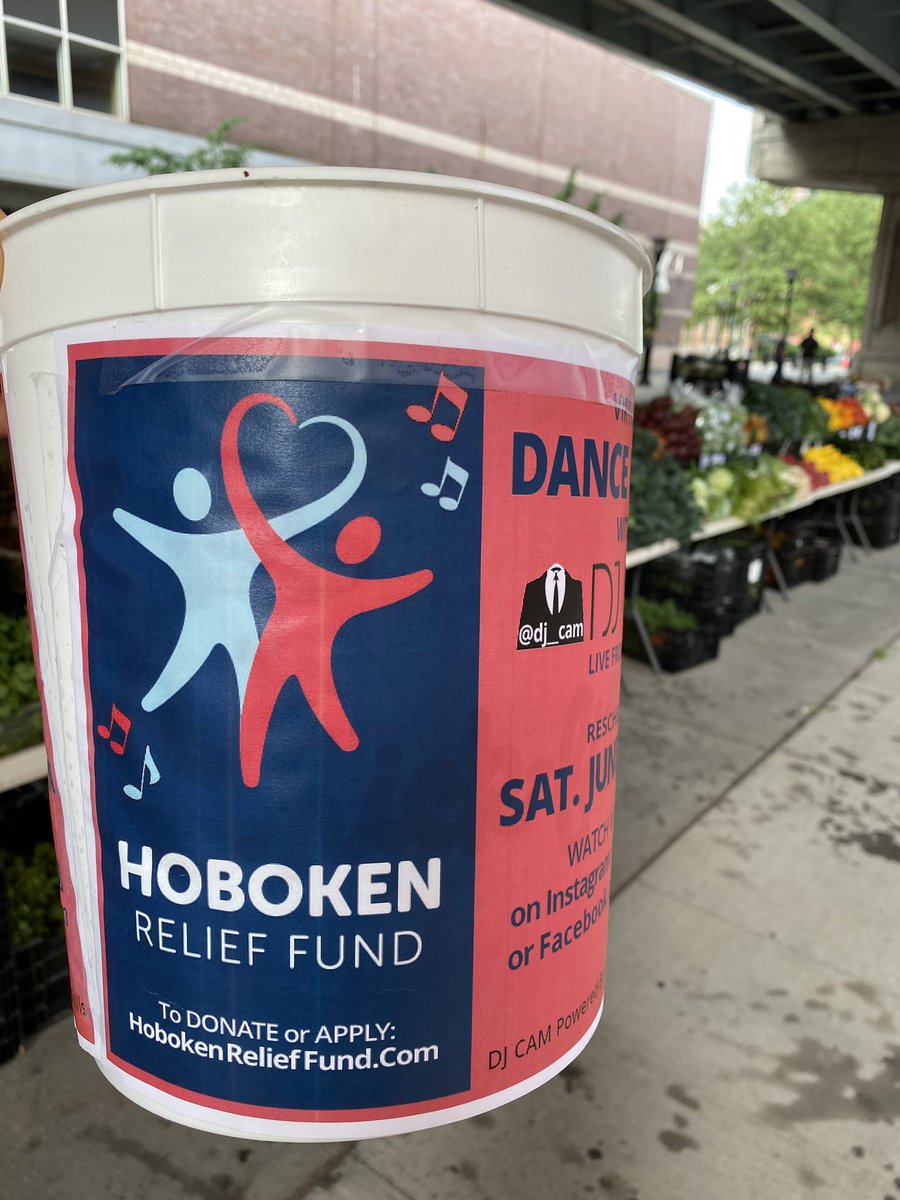 Bijouproperties's tweet photo. The Uptown Farmers Market is open today from 9am-2pm under the 14th St Viaduct. Wear a mask and pick up some fresh produce for the week ahead. We are also accepting donations toward the Hoboken Relief Fund. https://t.co/UCsd4LzPJD