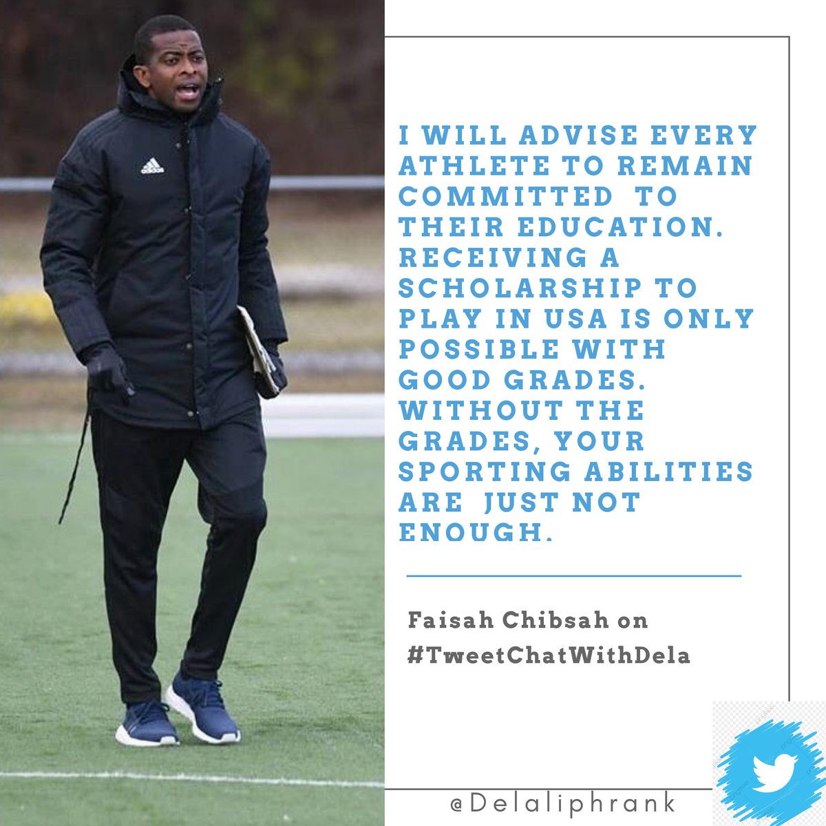 delaliphrank's tweet photo. This one will interest you guys. Get the grades whiles you score the goals. @chibsah_ on #TweetChatWithDela https://t.co/JHRUHGcwMz