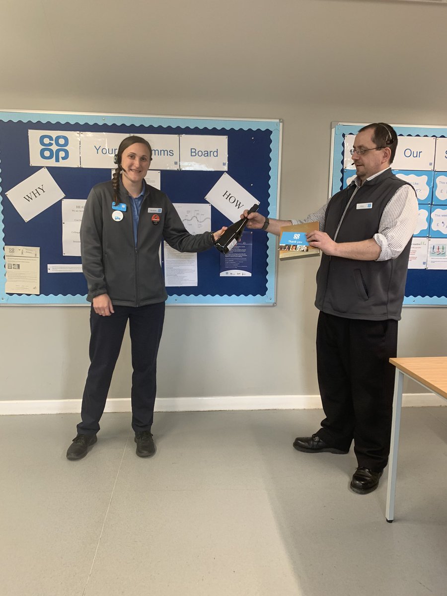 BullochAlan's tweet photo. Well done to Michelle. 15 years service in Jedburgh coop. Same job since leaving school. Here to another 15 🥳🎉 @coopukcolleague @maria_dryburgh https://t.co/VeZZm8uv3C