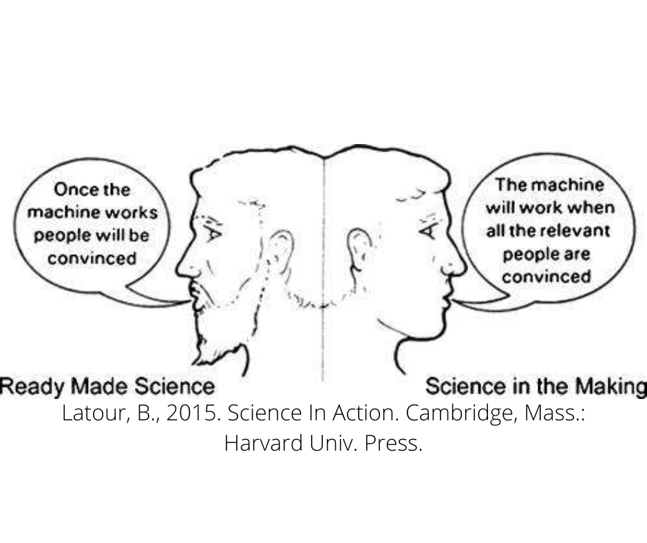 Nowadays, researchers must make 'all protocols, data, analyses and publications available online for public scrutiny, allowing the interested public to access not only “ready-made science” (as was typically the case in popularisation) but also “science-in-the-making”'