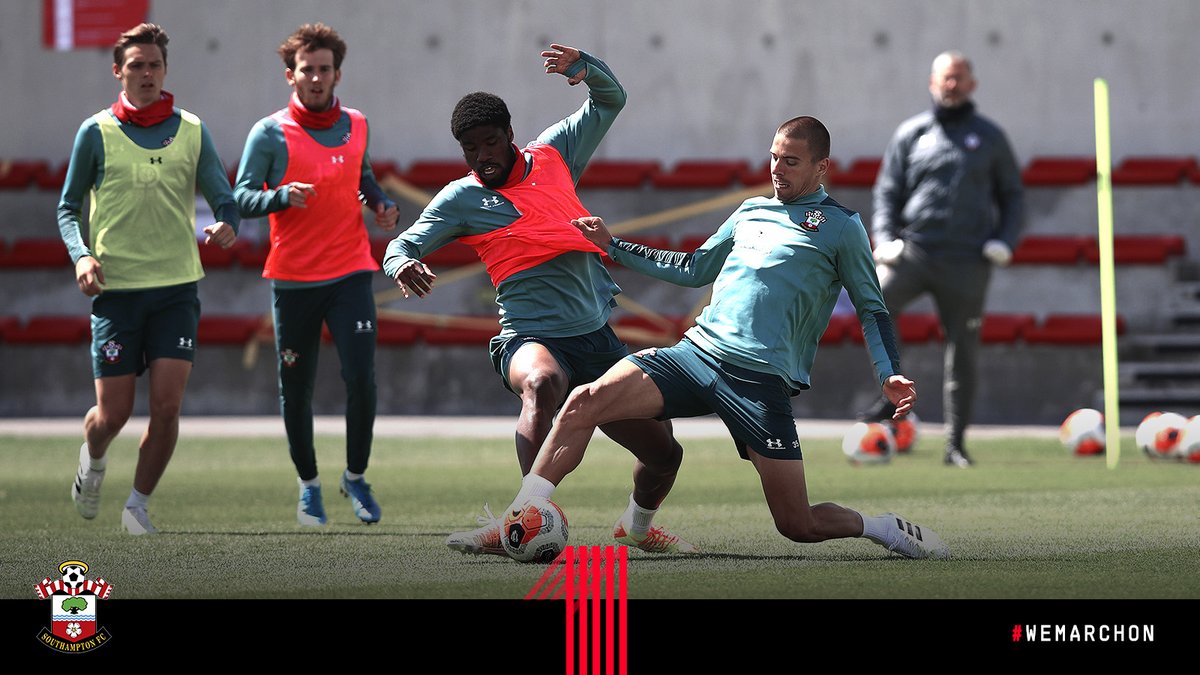 SouthamptonFC's tweet photo. Training is hotting up 🔥

Check out this week's gallery in full: https://t.co/lO6xc0HMQc https://t.co/l44tSC4lAN