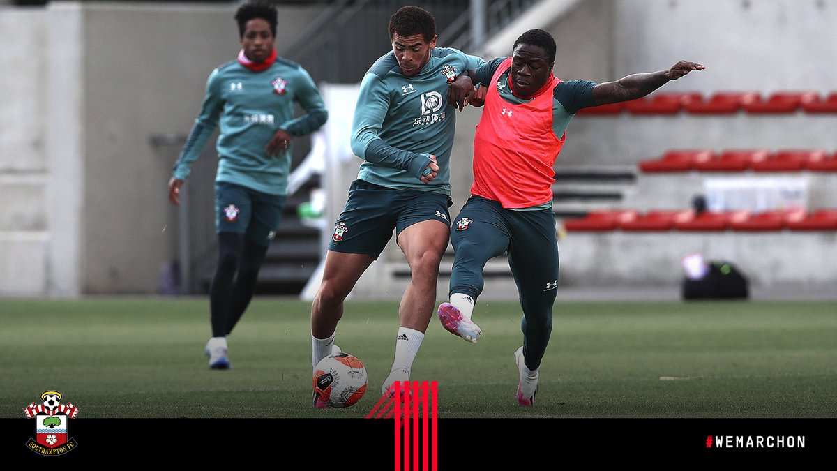SouthamptonFC's tweet photo. Training is hotting up 🔥

Check out this week's gallery in full: https://t.co/lO6xc0HMQc https://t.co/l44tSC4lAN