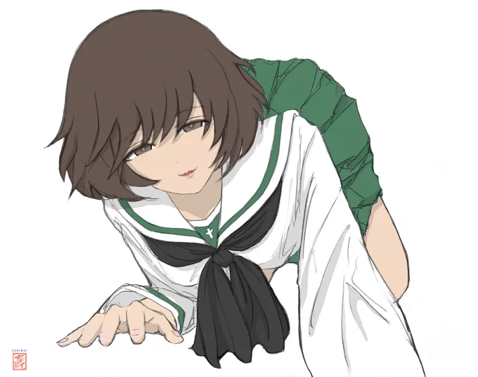 ゆかりんお誕生日おめでとう!!!

蠱惑な感じになってしまった フフフ
#秋山優花里生誕祭2020
#秋山優花里生誕祭 