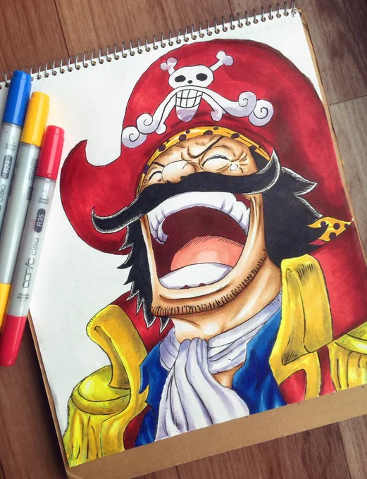 物語が急ピッチで進む中1ページ丸々使って描かれたロジャーの笑顔とラフテルの意味。色んな意味で衝撃的だったシーンを描きました! 