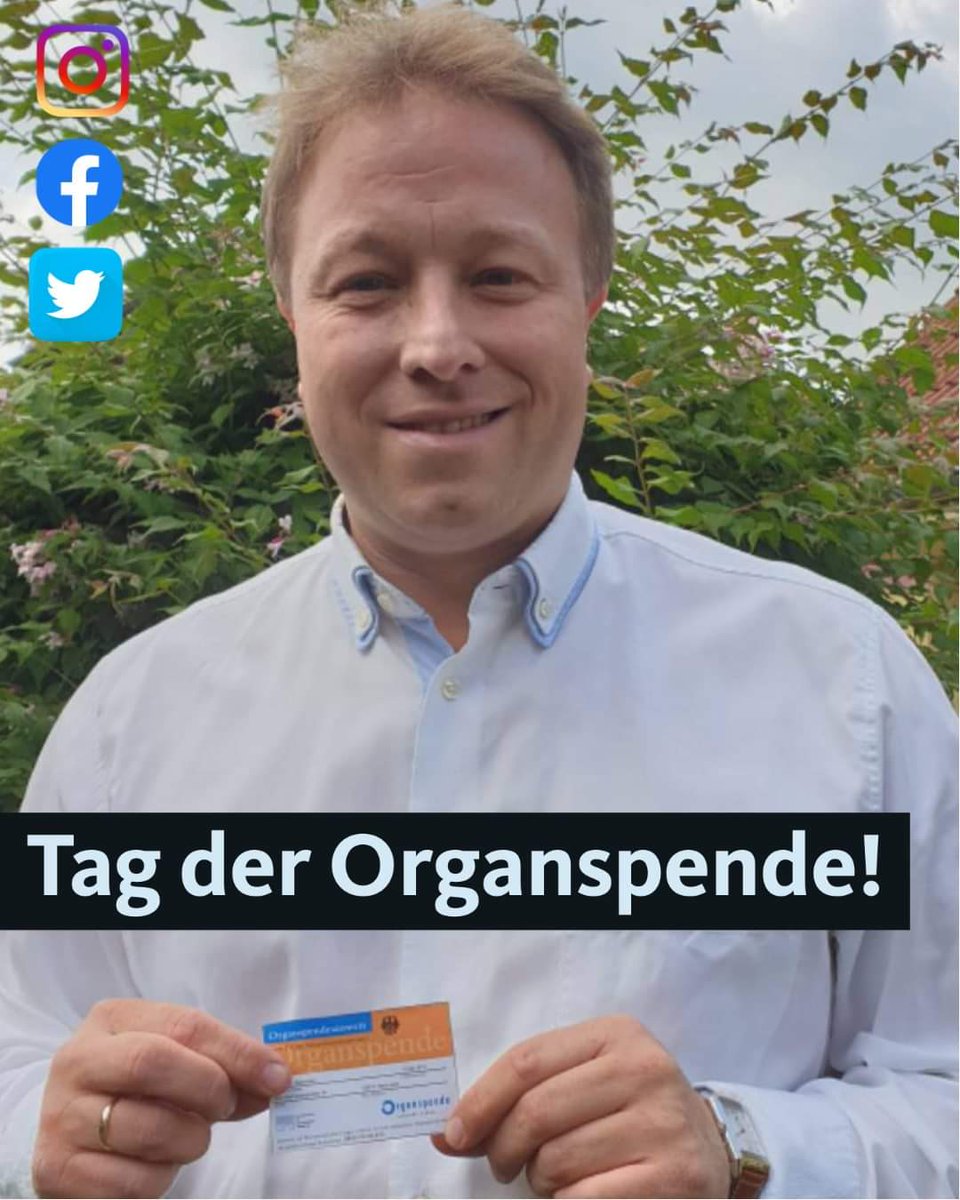 Heute ist auch Tag der #Organspende. Natürlich habe auch ich einen #Organspendeausweis und ihr?  #TagderOrganspende
