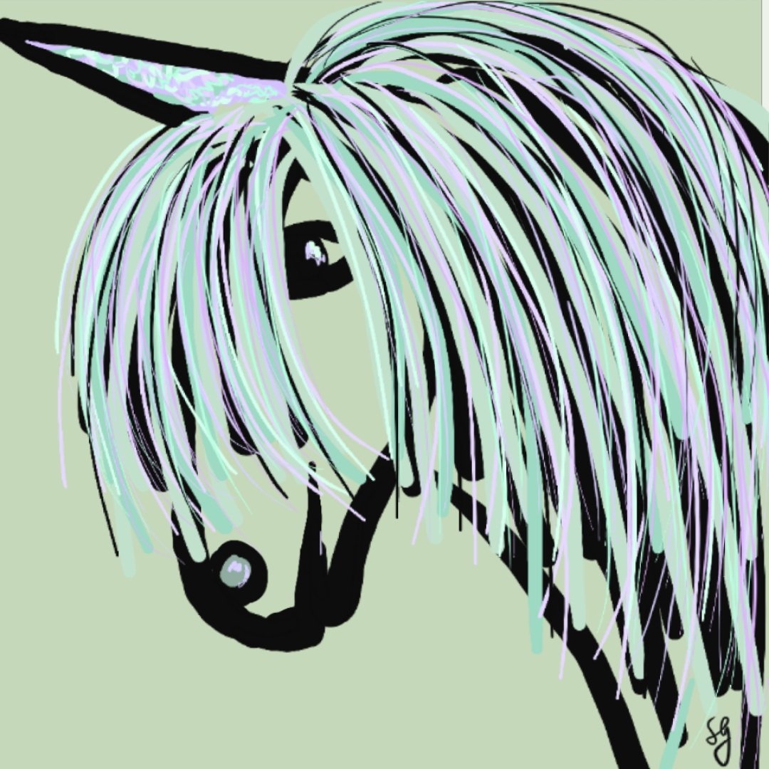 #SaturdayScribbles
#unicorn
!B