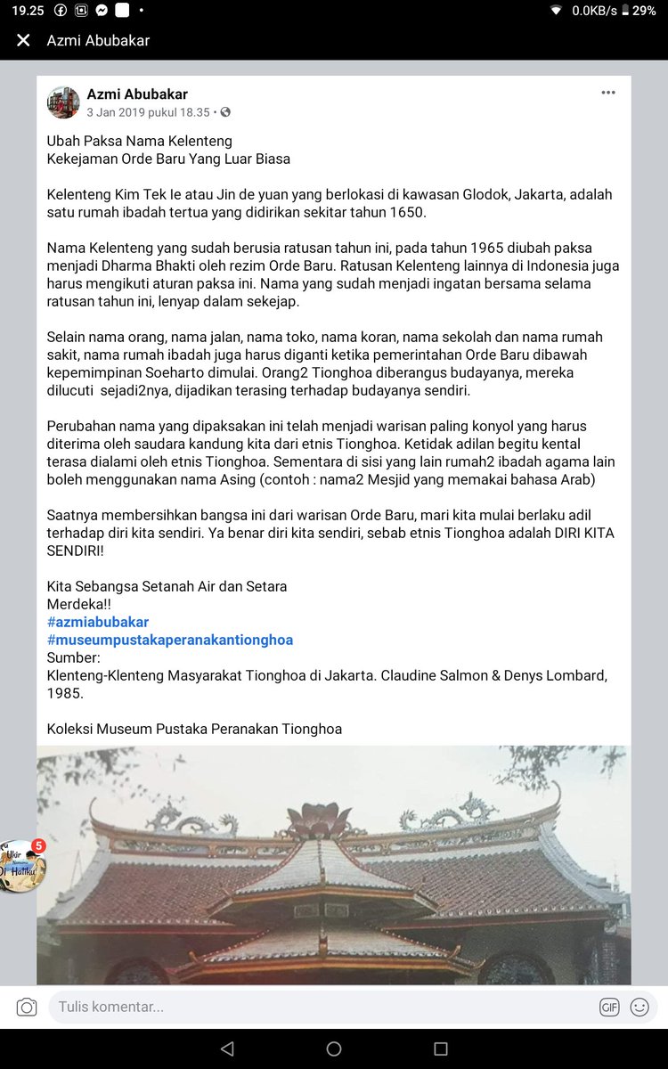 agama_nusantara's tweet photo. #klenteng #wihara #buddha #konghucu #tolakpenjajahanbudaya #gerakannasionalbudayanusantara #bangkitagamanusantara https://t.co/JpkCj4LyzL