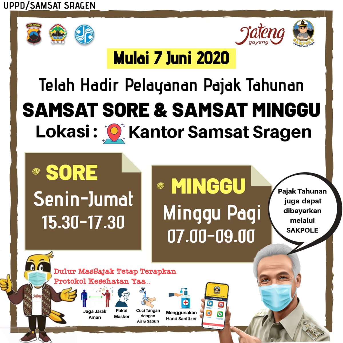 Uppd Sragen Samsat Sragen Twitter
