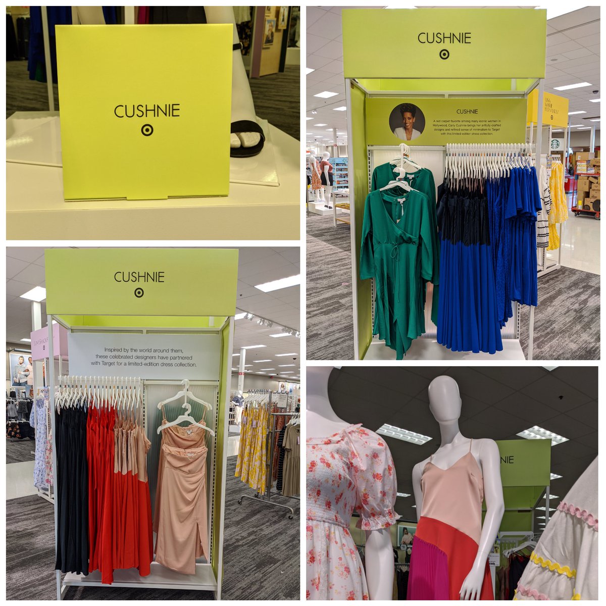 VM_Connor's tweet image. Come to #T2186 for our designer dress collection with #LoveShackFancy #Cushnie and #LisaMarieFernandez Love this collaboration and super excited that Target has partnered with them!! #TargetStyle #WorkSomewhereYouLove @Bryjudy @Matt_Mc_3 @DZeppuhar @madeleinepm23