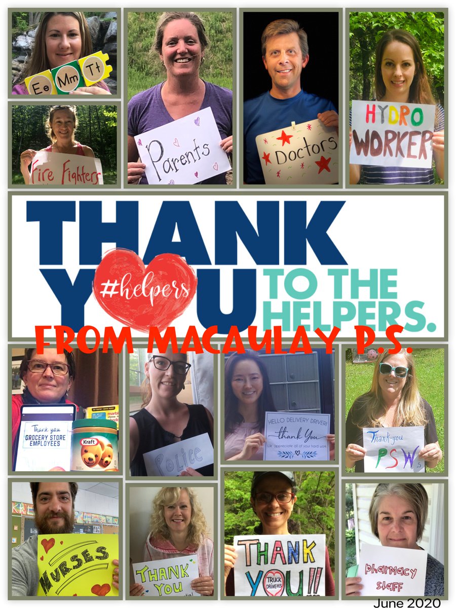 5akerwood's tweet photo. Macaulay P.S. says Thank You to healthcare and frontline helpers! https://t.co/VPVaTrClIl