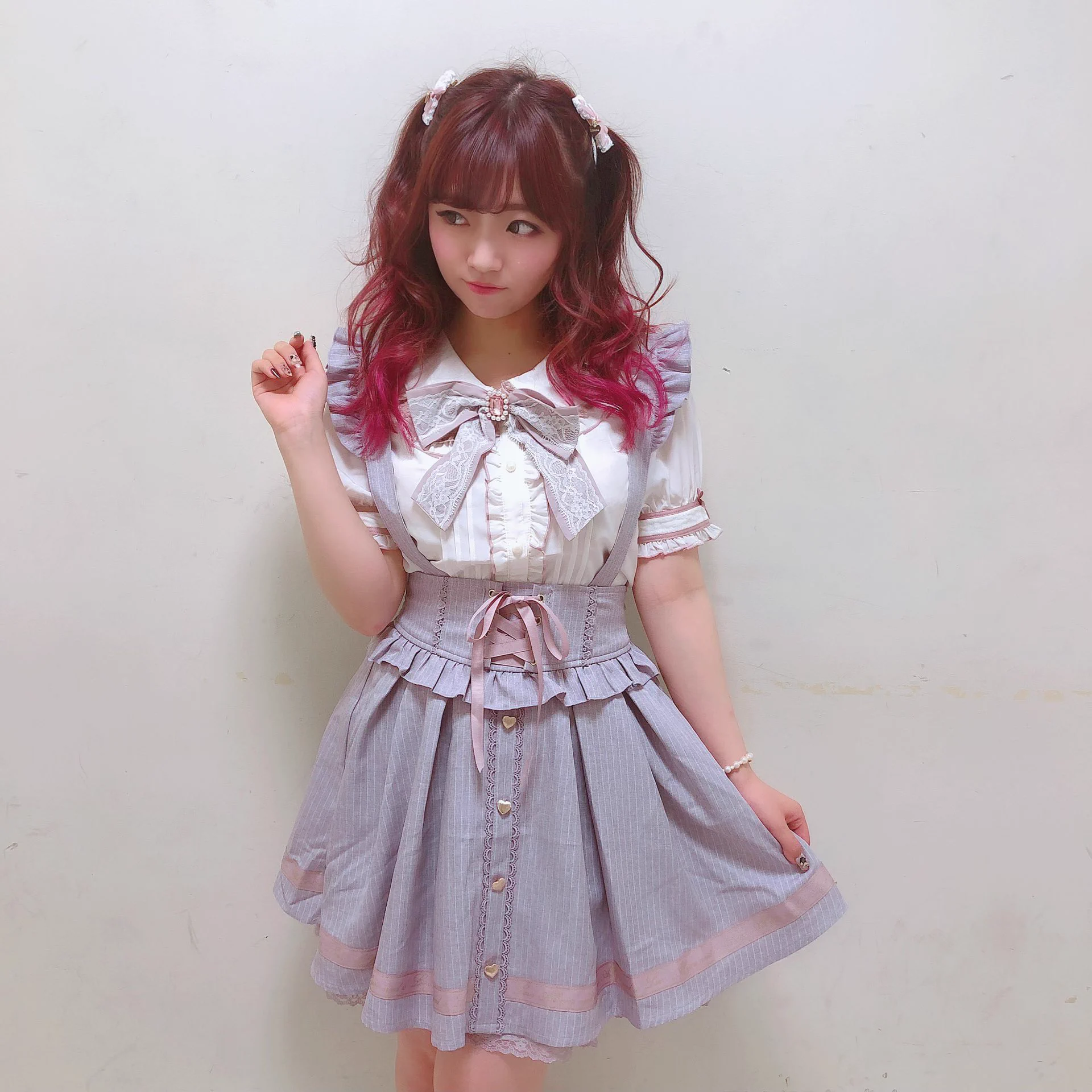 LIZ LISA auf X: „近鉄パッセ店🎀 #ピンストライプサスペンダー付き
