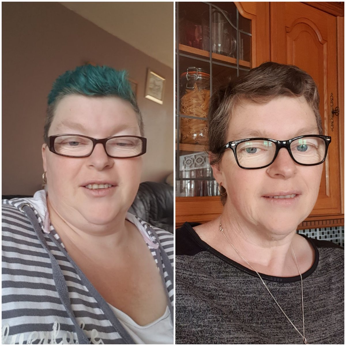 On the left 3 years ago and on the right today 😁