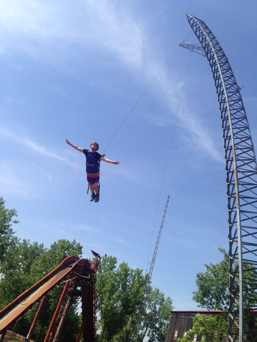 RideEnt's tweet photo. Congratulations to @frontiercityokc on opening yesterday! We heard your team soared. #Skycoaster #RideOn #RideEnt #IAAPA https://t.co/VP2BNgmaYu