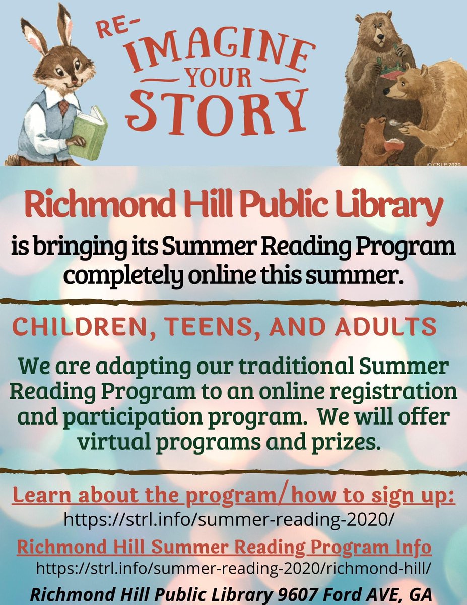 MediaRHPS's tweet photo. Check out the public library summer program, keep reading! #RHPSistheBEST https://t.co/UKa0PgRKYA