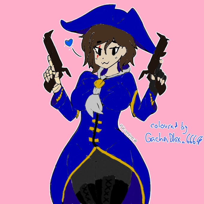 Rikamime On Twitter Lazy To Finish This Pirate From Roblox Arsenal Robloxarsenal Roblox - gacha blox roblox