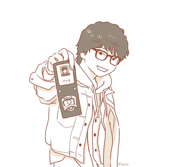 リクエストをいただいて
ポスターの伊吹藍ちゃん  #MIU404 