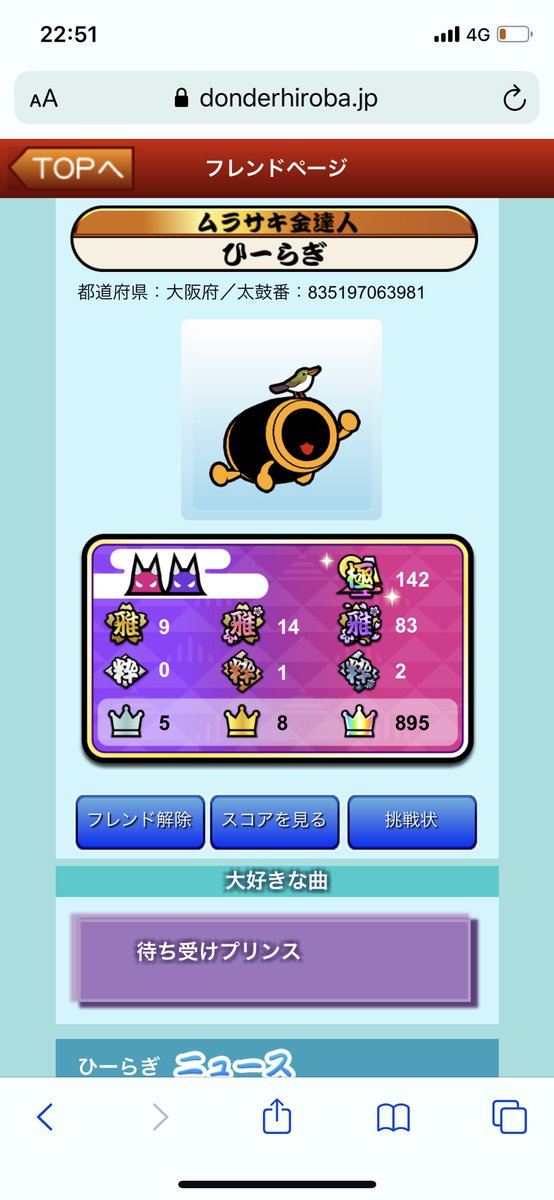ট ইট র 亻サ フレンドに実力はあるのに界隈のレベルがレベル高すぎるせいで太鼓の達人から離れていきそうな人いる