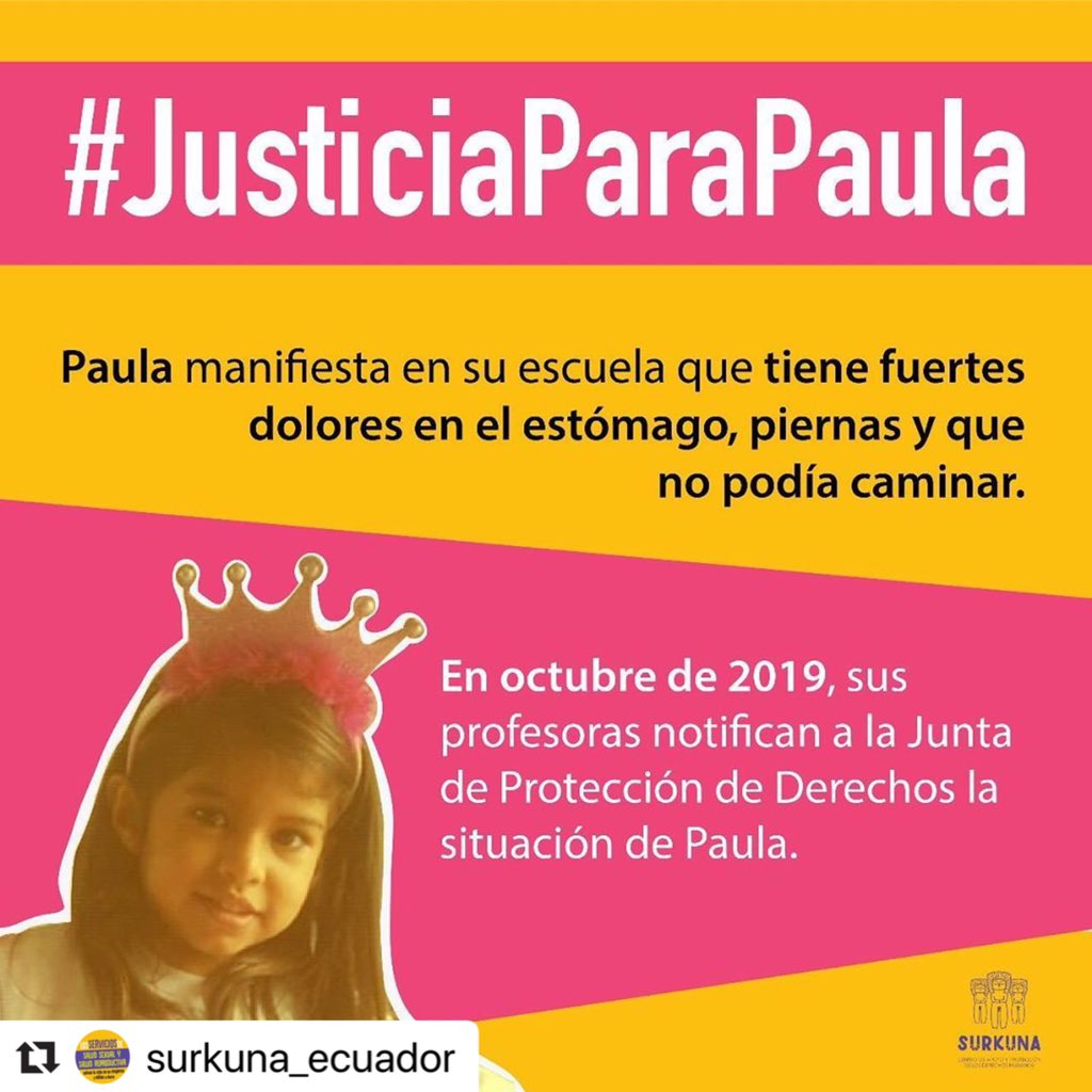 justiciaPPaula's tweet photo. 🚨ALERTA Andrés A, padrastro de Paula y principal sospechoso de su asesinato,ha pedido se revoque la prisión preventiva para continuar el proceso legal desde su casa. 
Cambiar la prisión preventiva es un mensaje de impunidad en el caso. @SurkunaEc @FiscaliaEcuador @CJudicaturaEc https://t.co/oGqBNVWZj9
