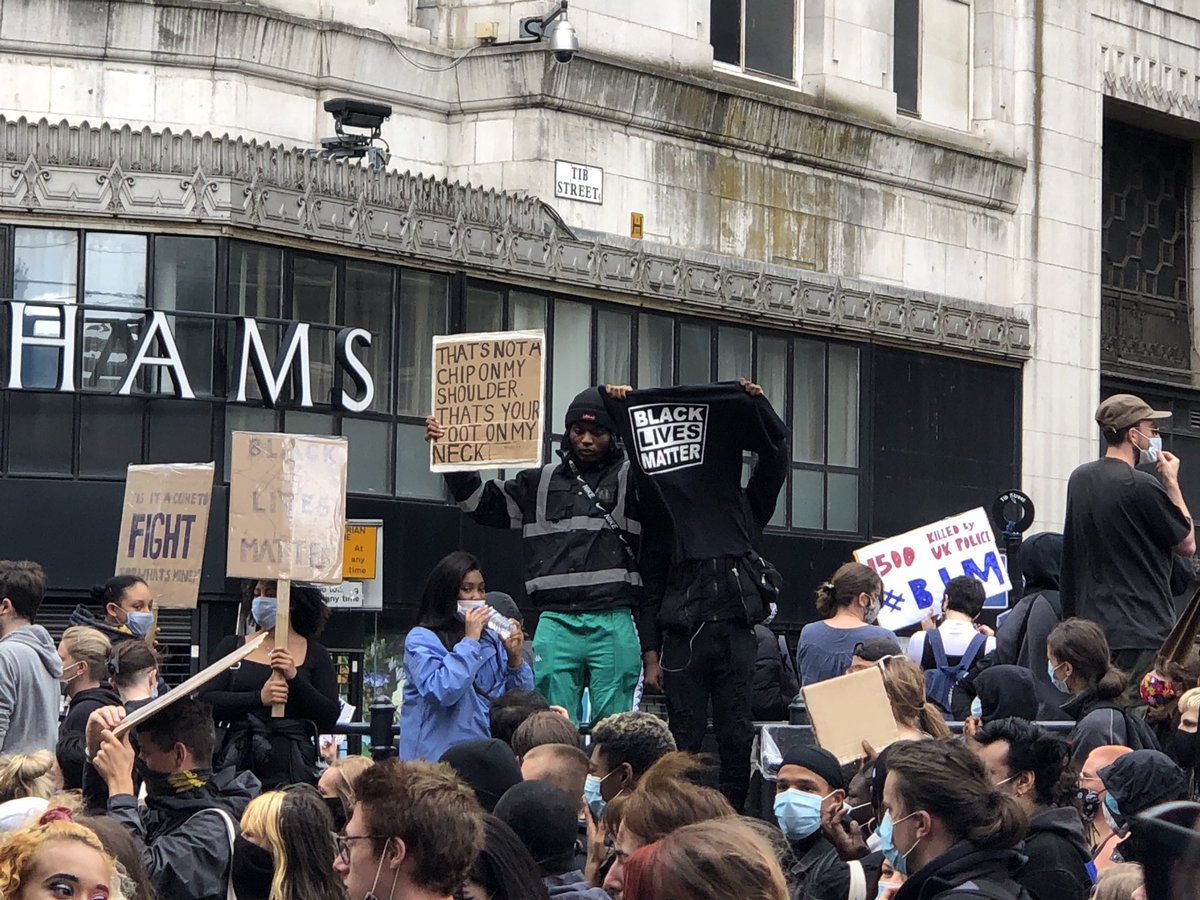 Love Manchester. Fuck Racism. #BlackLivesMatter #manchestermarch