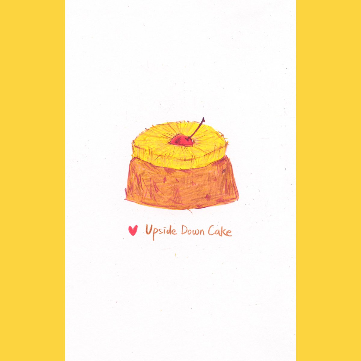 食べる
#illustration #coloredpencil #sketch #drawing  #colorsketch #upsidedowncake #foodillustration  #edible #prismacolor #traditionalart  #插画 #絵 #イラスト #イラストレーター #イラストレーション #スケッチ #食べ物 #食 #食物 #dessert #American #bakery #デザート