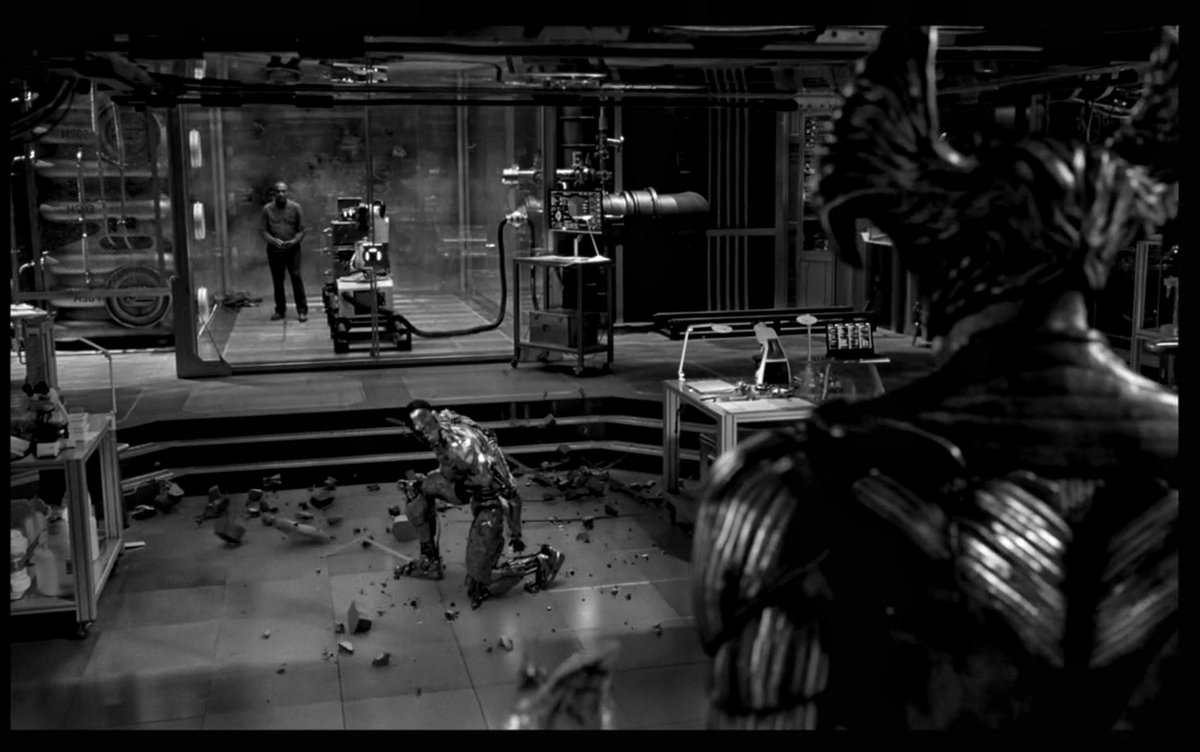 23 - The team regroups at Silas’ laboratory after Superman leaves. Steppenwolf attacks, disintegrates Silas and steals the Mother Box.