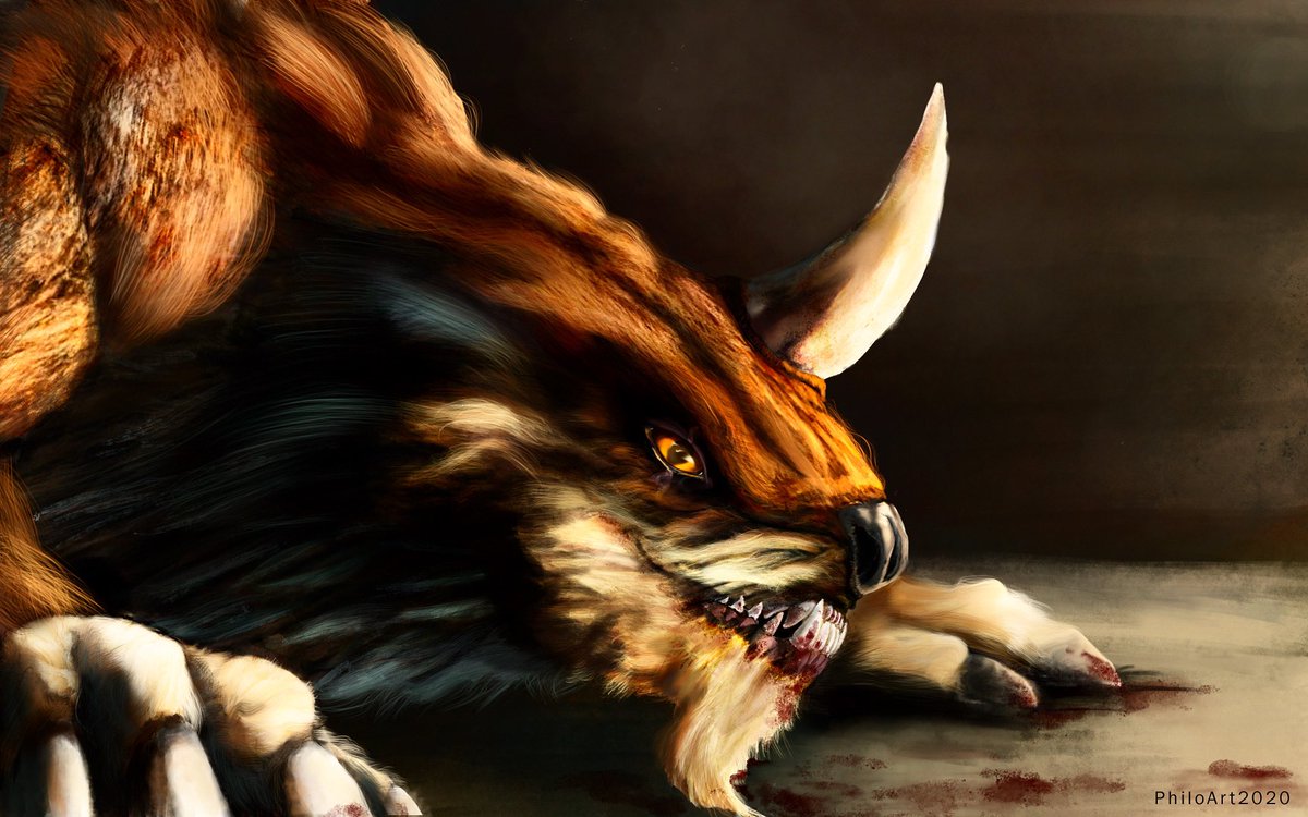PhiloArt2's tweet photo. After a long break, I throw a wallpaper Design with the Shadowbeast from game „Gothic”
iPad Pro 11/Procreate
#drawing #painting #philoart #Procreate #illustration #ArtistOnTwitter #digitalpainting #artwork https://t.co/PUyASSDGr5