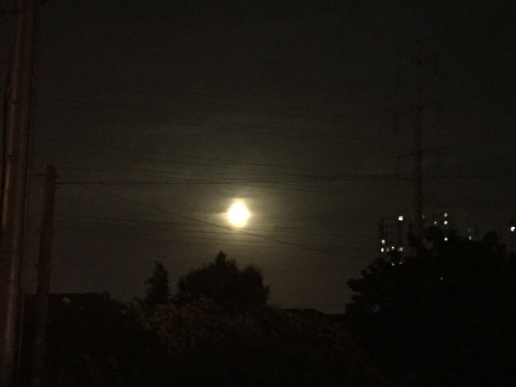 今天的月亮🌕