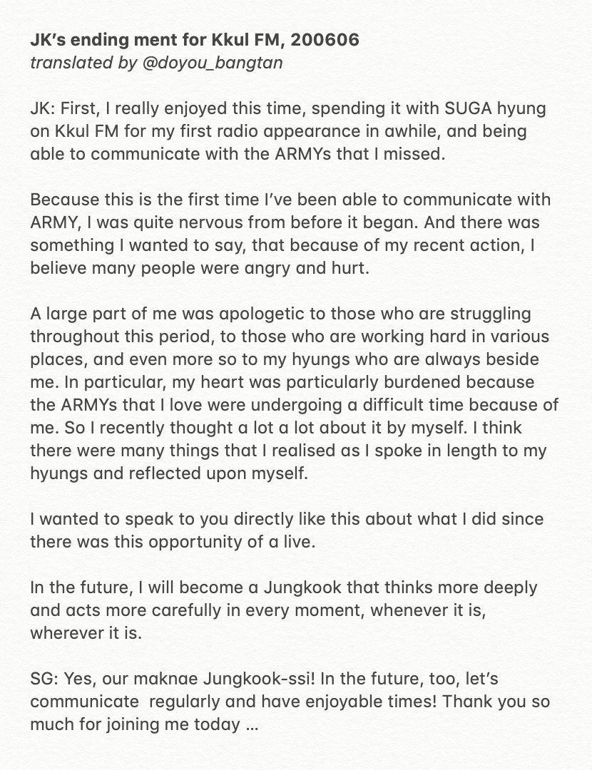 MySchaz's tweet photo. He said this deep from his heart, "why should he apologise when he did nothing wrong?He loves us so much.,but now he afraid to talk with us. Dont touch me im so  soft😭🤚 #ArmyStillWithJungkook https://t.co/8x33Fmu09b