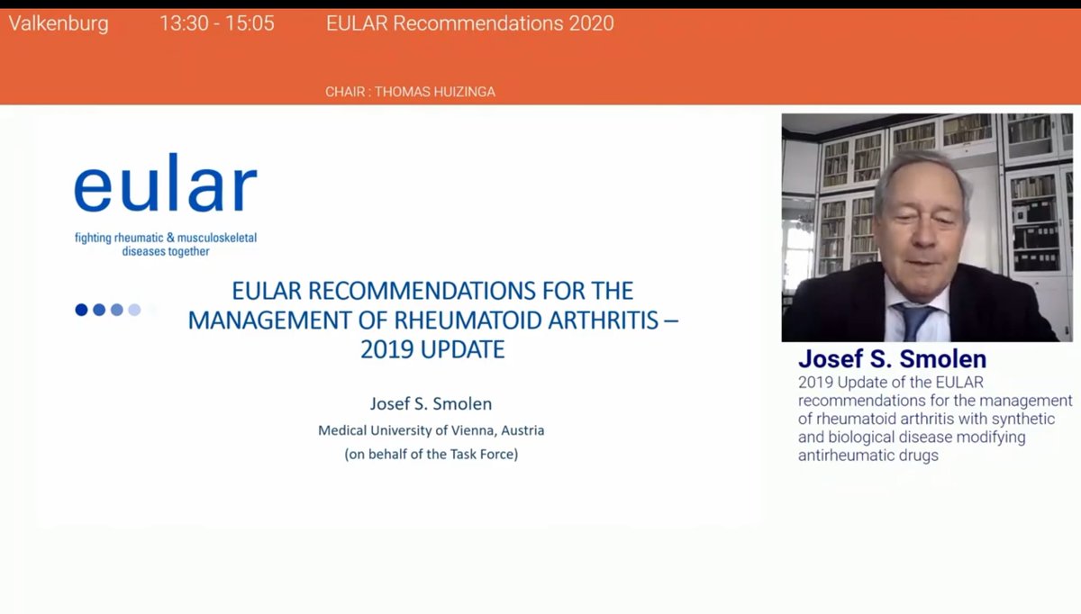 pompermarioMD's tweet photo. Summary of the 2020 EULAR Recommendatios for the Management of RA - 2019 Update. (1/6)  #EULAR2020 #Eular20 #EULAReview20 #EULAR2020goesvirtual https://t.co/xjjRbf4XkO