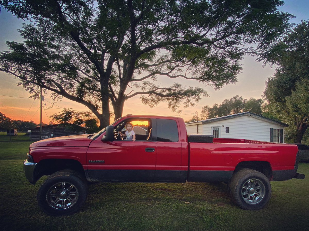 GuyRanda1's tweet photo. First my heart, then my dirt bike, now my truck, this little girl takes all my stuff😂🤟❤️ ps she’ll never be impressed by a v6 mustang🤣 https://t.co/omDoVkdts8