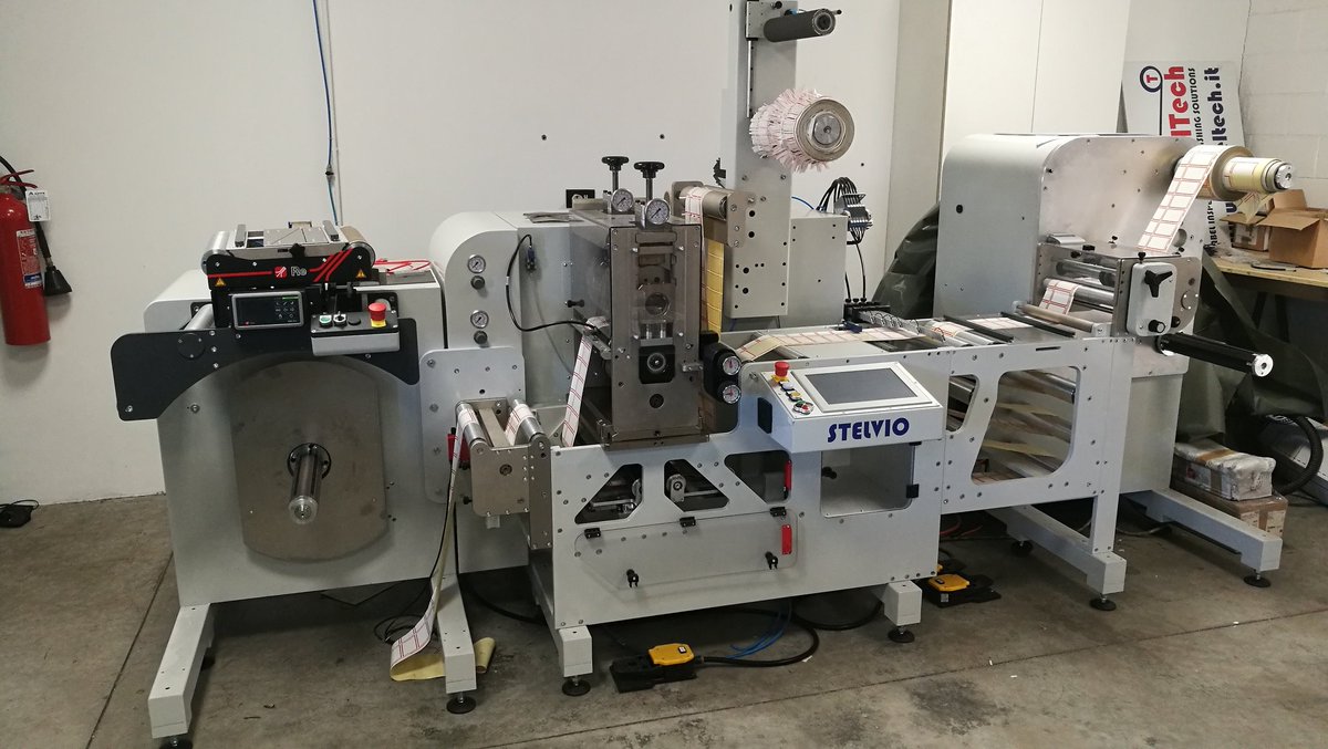 STELVIO converting machine at our workshop ready to be upgraded, a LOMBARDI flexo unit it's up to be installed on. Updates will follow soon!